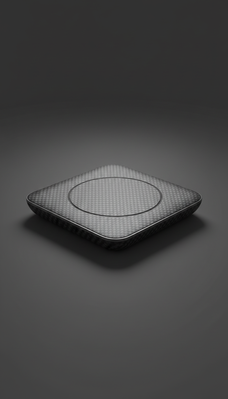 Carbon fiber wireless charging pad